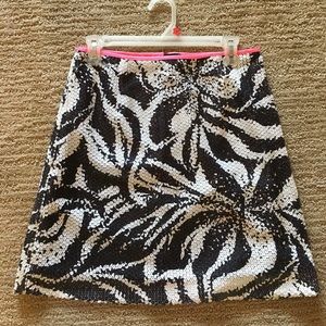 Lilly Pulitzer sequined skirt size 6